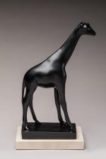 François Pompon (1855-1933) d'après. 
« Girafe » 
Sujet en bronze...