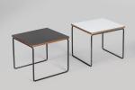 Pierre Guariche (1926-1995)
Ensemble de quatre tables basses carrées formant une...