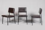 Pierre Guariche (1926-1995)
Série de six chaises à structure en métal...