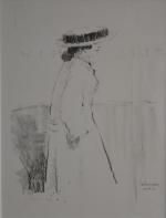 Jean Emile LABOUREUR (1877-1943)
Soho girl, 1909. 
Lithographie signée dans la...