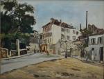 Marcel LEPRIN (1891-1933)
La rue Jean Baptiste Clément à Montmartre
Huile sur...