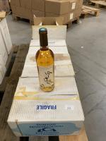 Quatre cartons de 6B vin doux, Jurançon, Montesquiou, Amistat, 3...