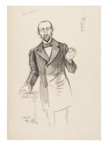 Maurice FEUILLET (Paris 1873 - 1968)
L'expert Paul Moriot
Pierre noire
28 x...