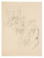 Maurice FEUILLET (Paris 1873 - 1968)
La salle du procès de...