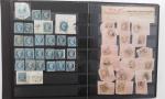 Dans un classeur, lot de timbres classiques de France. A...