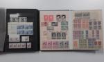 Deux classeurs de timbres de France neufs et oblitérés divers,...