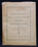 MAUCLAIR Camille : Les miniatures de l'Empire et de la...