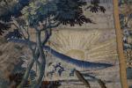 Fragment de tapisserie d'Aubusson d'époque XVIII's représentant Persée délivrant Andromède...