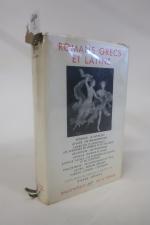 Antiquité. Romans grecs et latins. Paris, nrf, 1958.
Jaquette, rodhoïd et...