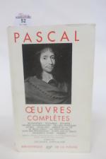 PASCAL (Blaise). OEuvres complètes Paris, nrf, 1954.
Jaquette.