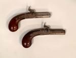 France
Paire de pistolets de gousset à piston
Coffre acier décoré de...