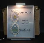 JEAN PATOU - Présentoir publicitaire lumineux "Câline" avec carton d'origine....