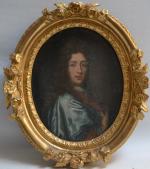 ECOLE FRANCAISE du XVIIIème
Portrait d'homme
Huile sur toile ovale
40 x 33...