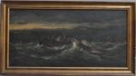 ECOLE FRANCAISE du XIXème
Le naufrage
Huile sur toile
38 x 76.5 cm...