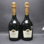 CHAMPAGNE - 2 Bouteilles Taittinger, comtes de Champagne 1998.