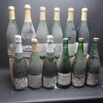 CÔTEAUX CHAMPENOIS et DIVERS - Lot de 12 bouteilles diverses...
