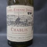 BOURGOGNE BLANC - 1 bouteille CHABLIS ETIENNE DEFAIX 1994 (étiquette...