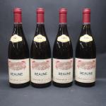 BOURGOGNE ROUGE - 4 bouteilles BEAUNE 2001 DOMAINE CHARLES NOELLAT...