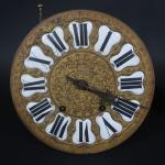 Mouvement d'horloge de parquet d'époque XIX's en bronze, le cadran...