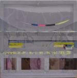 Fabien JOUANNEAU (né en 1973)
Transparent, 2008. 
Technique mixte sur tissu,...