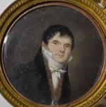 Charles Joseph DE LA CELLE DE CHATEAUBOURG (1758-1837)
Portrait d'homme
Miniature ronde...