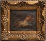 Ch. BIEBER-MORET (XIXème)
Après le bain
Huile sur toile signée en bas...