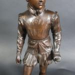 D'après François-Joseph BOSIO (1768-1845) : Henri IV enfant. Bronze patiné,...