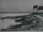 Georges LAPORTE (1926-2000)
Bateaux sur la côte
Lithographie signée en bas à...