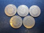 NAPOLEON III - Cinq pièces de 10 Francs or, Strasbourg...