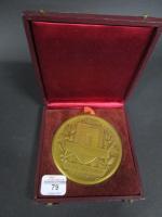 BAZOR - Médaille en bronze "Le Parisien libéré" 1944-1954. Diam....