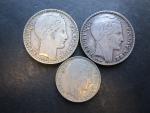 Troisième République - Deux pièces de 20 Francs et une...