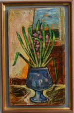Roger COULON (XX-XXIème)
Bouquet de fleurs dans un vase
Huile sur toile...