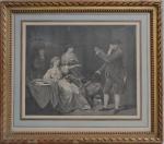 ECOLE FRANCAISE du XVIIIème
L'amant surpris
Gravure
37.5 x 46.5 cm à vue