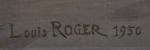 Louis ROGER (1874-1953)
Nature morte, 1950.
Huile sur toile signée et datée...