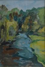 Jean-Baptiste GRANCHER (1911-1974)
La rivière
Gouache signée en bas à gauche
55 x...