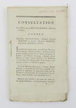 [Procès entre libraires]. Consultation pour Nicolas Moutardier, libraire à Paris ;...