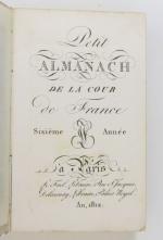 Almanachs. Ensemble de 5 petits almanachs début XIXe s. :
- Petit...
