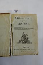 [Code civil]. Code civil des Français. Édition originale et seule...
