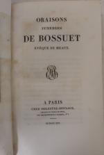 BOSSUET (Jacques Benigne). OEuvres choisies. Paris, Delestre-Boulage, 1821.
21 vol. in-8...