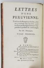 [GRAFFIGNY (Françoise de)]. Lettres d'une Péruvienne, traduites du françois en...
