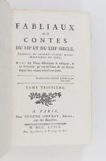 [LEGRAND d'AUSSY (P. J. Bapt.)]. Fabliaux ou Contes du XIIe...