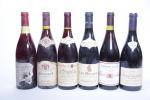 BOURGOGNE Rouge - Lot de 6 bouteilles dépareillées comprenant :...