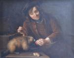 ECOLE FRANCAISE du XIXème
L'homme à la marmotte
Huile sur toile
76 x...