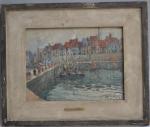 Georges ROSE (1895-1951)
Calais, bassin du paradis
Aquarelle signée et située en...