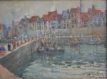 Georges ROSE (1895-1951)
Calais, bassin du paradis
Aquarelle signée et située en...