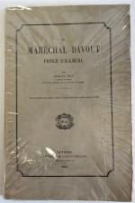 JOLY (Charles). Le Maréchal Davout, Prince d'Eckmuhl. Imprimerie de Gustave...