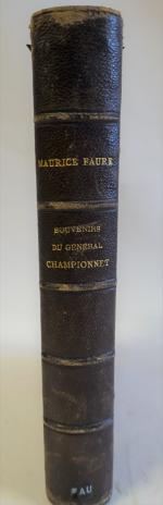 FAURE (Maurice). Souvenirs du général Championnet 1792-1800. Étude préliminaire, notes...