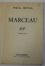 RIVAL Paul. Marceau. Gallimard, 1938, 274 pp., br.
PARFAIT (Noël). Le...