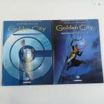 GOLDEN CITY, Daniel Pecqueur, Editions Delcourt, 5 vol, du n°1...
