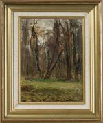 Emile Othon FRIESZ (1879-1949). " Les arbres ". Huile sur...